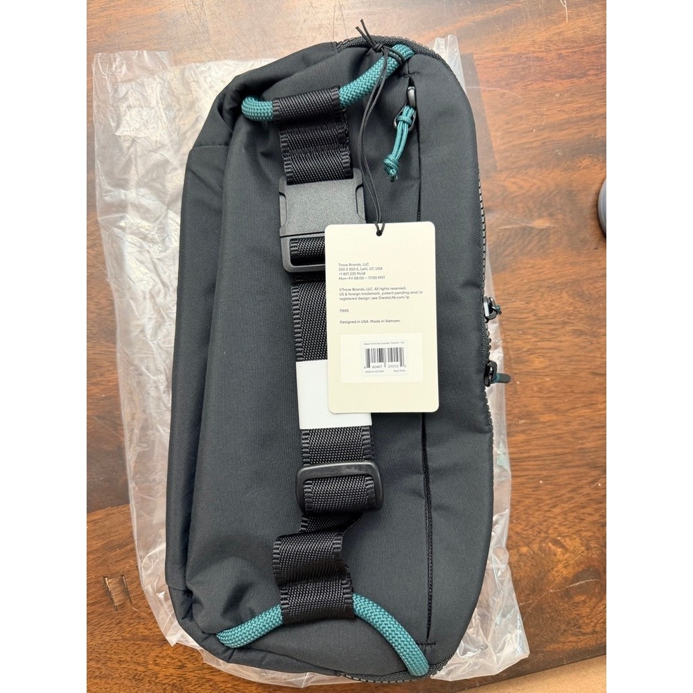 Owala Bottle Sling Hip Pack Unisex OS Black Teal Water Bottle Bag NWT - Picture 8 of 8